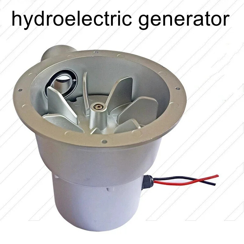 High Efficiency Brushless DC Micro Hydroelectric Generator Water Turbine 12V 24v