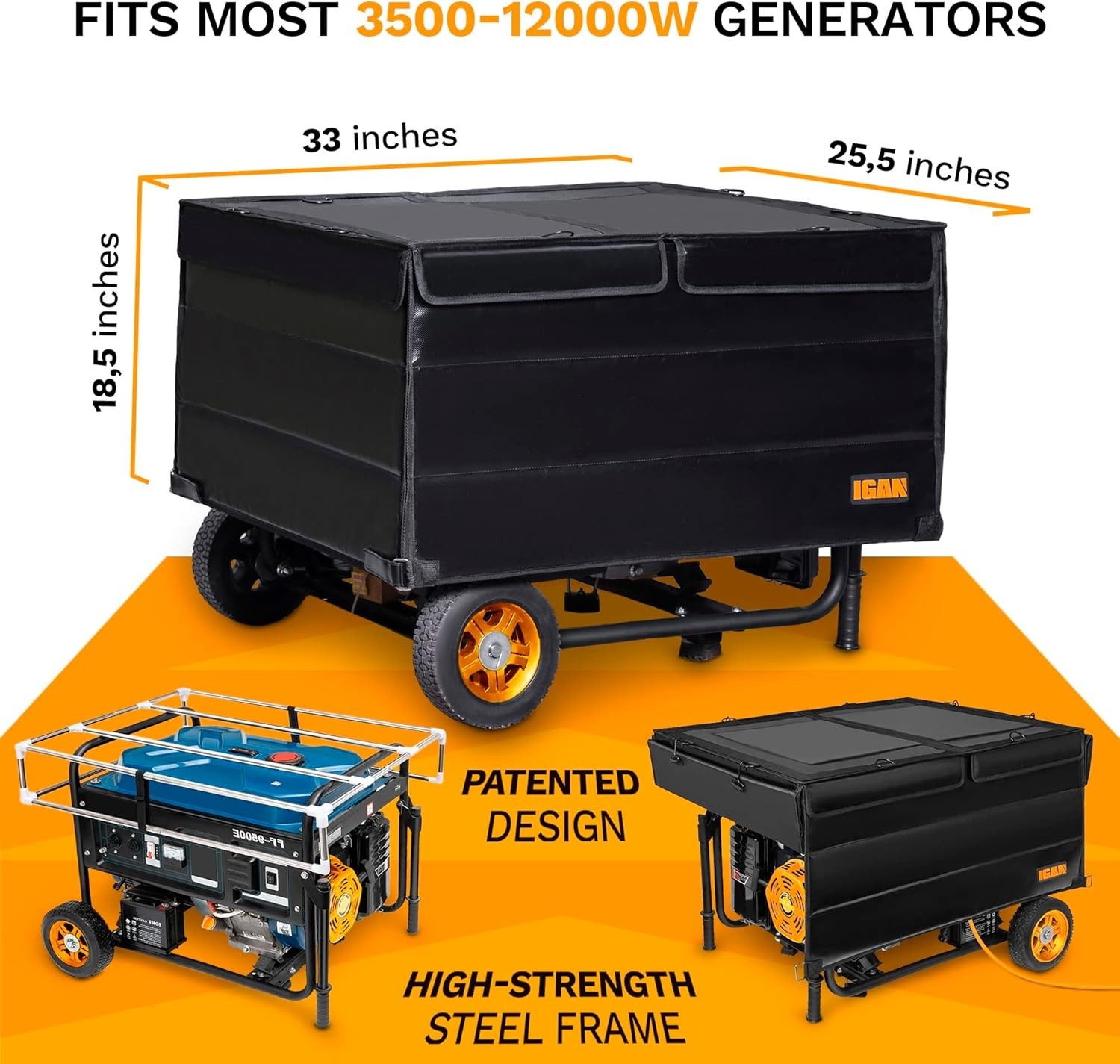 Generator Covers While Running Pro-Max for most 3500w-12000w Generators – Ult…