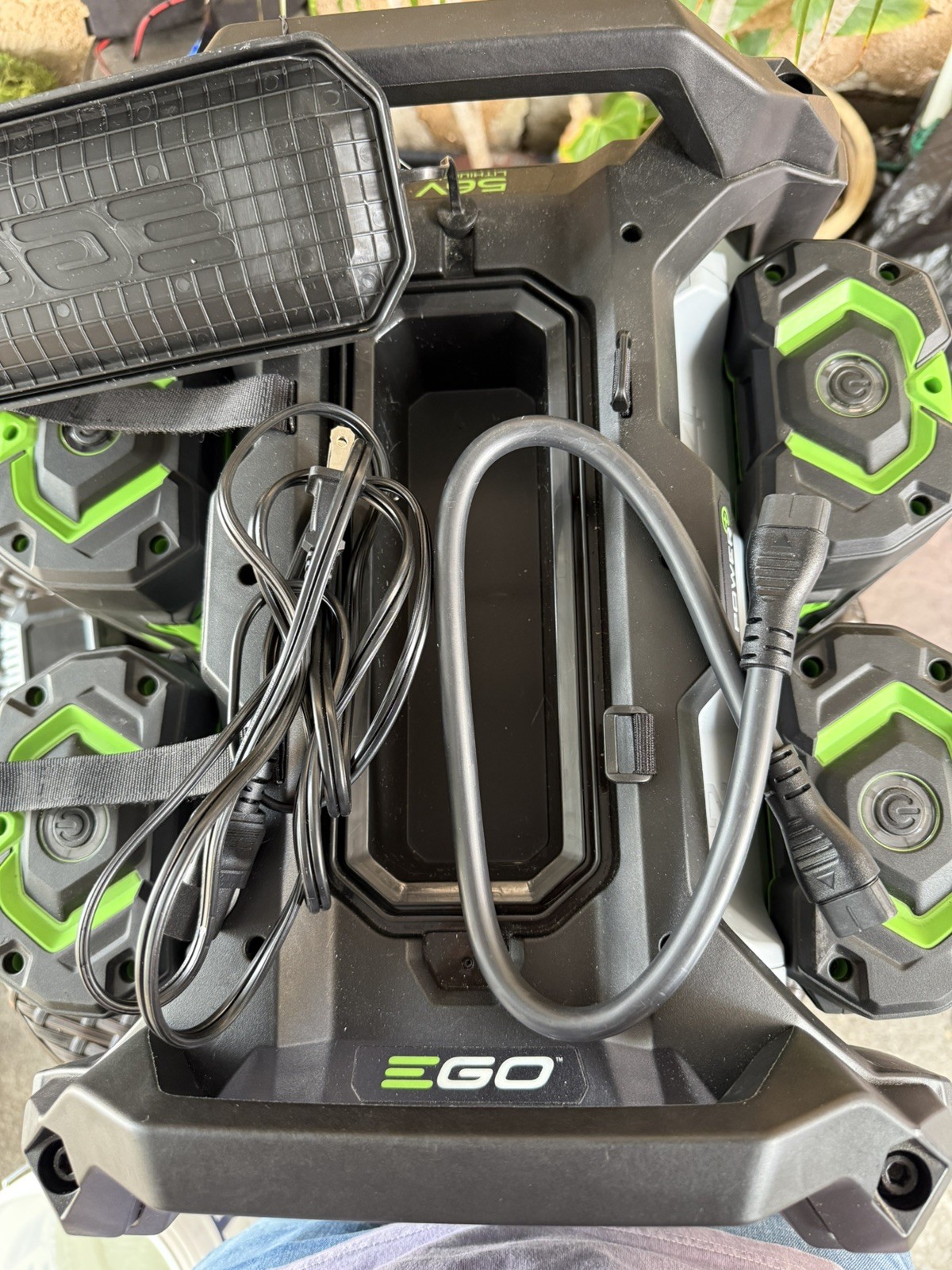 EGO Power Nexus Power Station PST3040 Portable Generator 3000W W/4 Batteries
