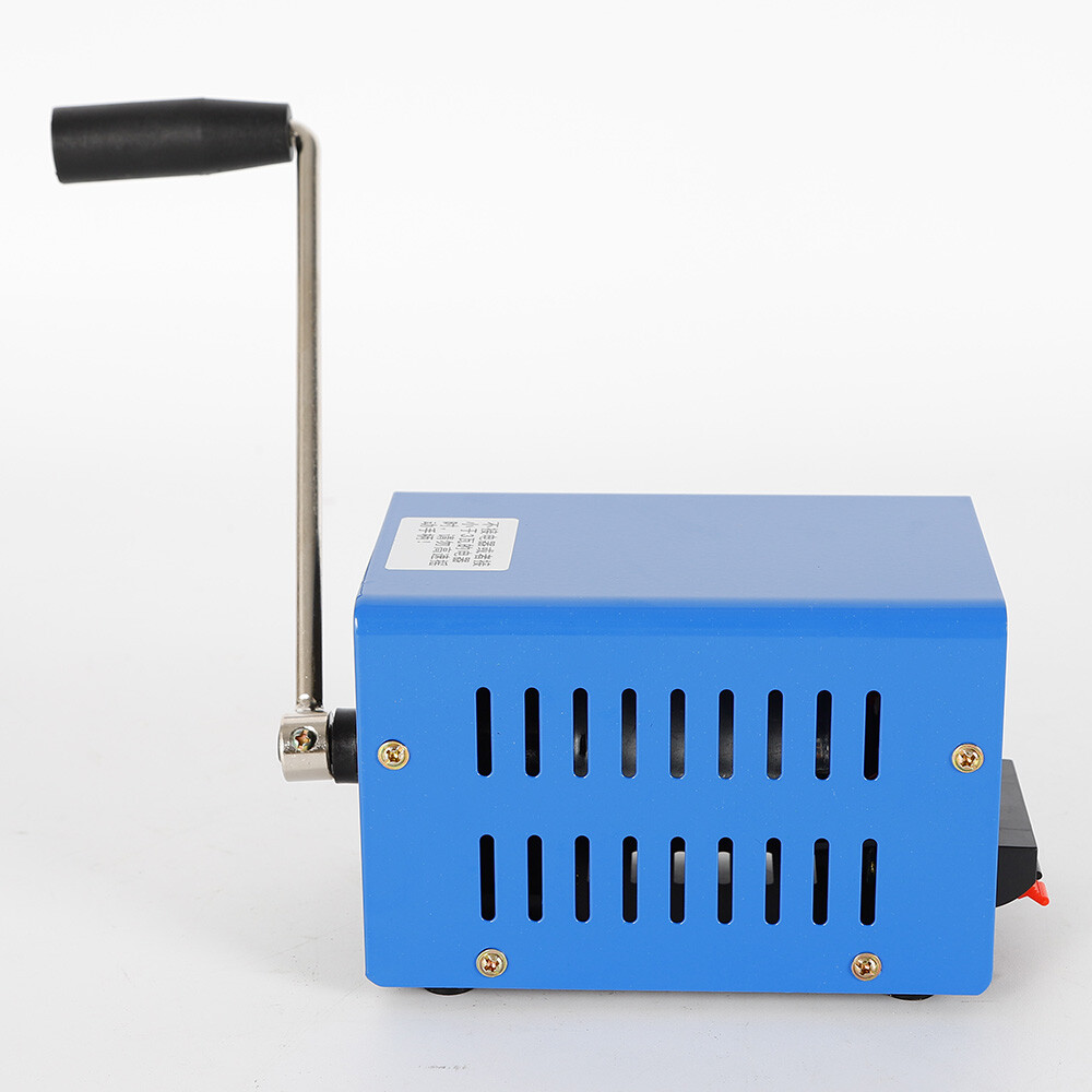 Handkurbel Generator Outdoor Ladeger?t Tragbare Notdynamotor USB-Anschluss Metal