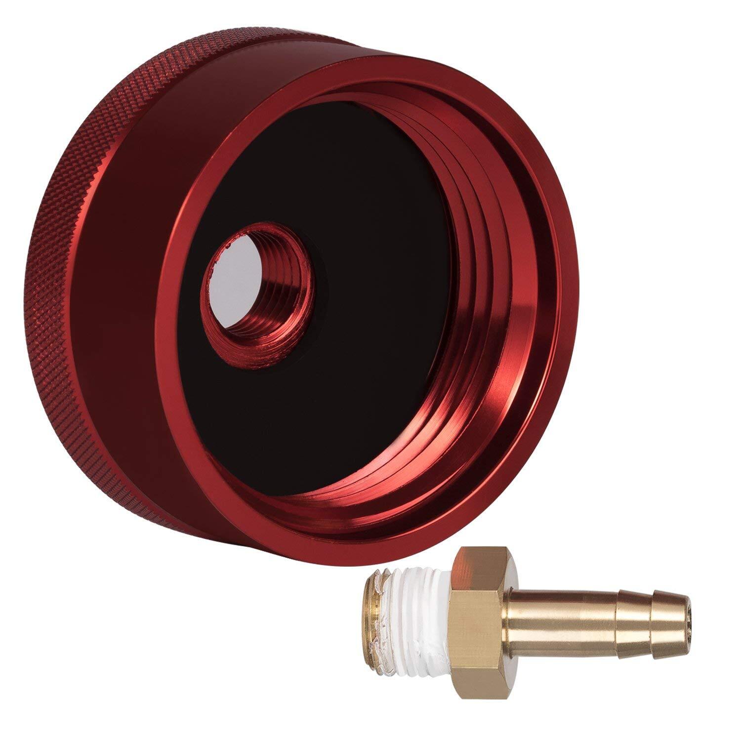 Extended Run Gas Cap Red Aluminum for Honda EU1000i EU2000i EU2200i EU3000i