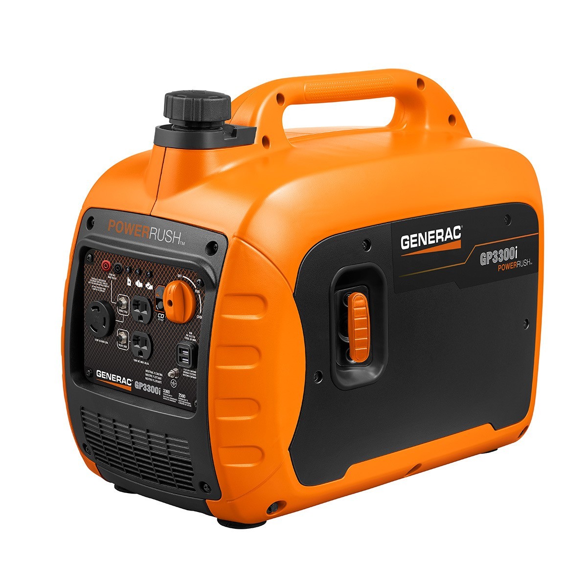 Generac GP3300i Inverter Generator 3300W Portable Quiet RV Gas COsense USB
