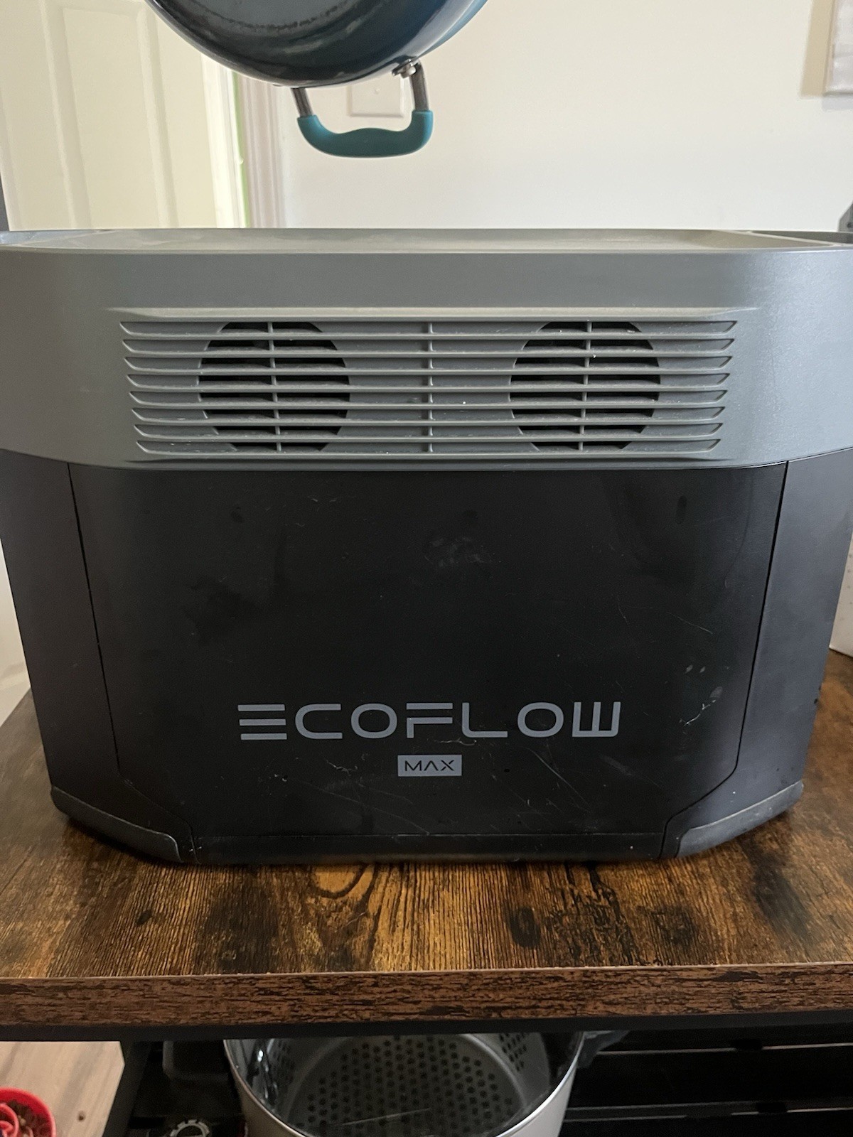 EcoFlow MAX Portable Power Generator Station, LCD, USB-A/USB-C, Black/Gray
