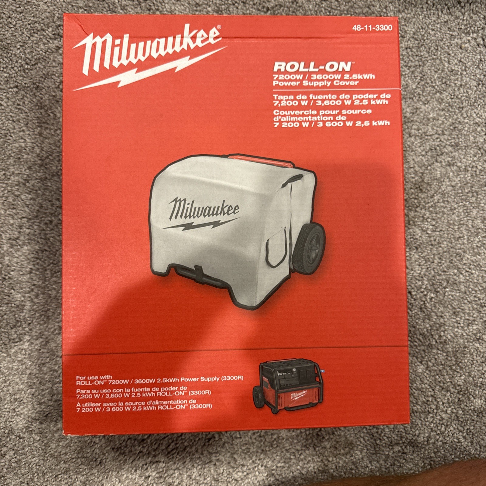 Milwaukee Roll-On 7200W/3600W Power Supply Cover