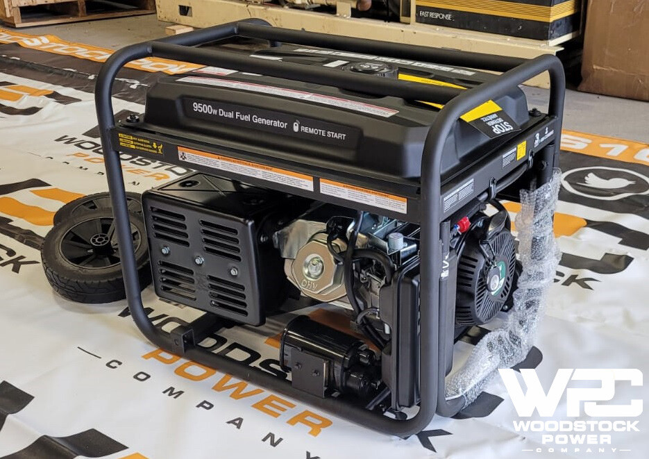 Cummins Onan P9500df Dual Fuel Portable Generator – Black