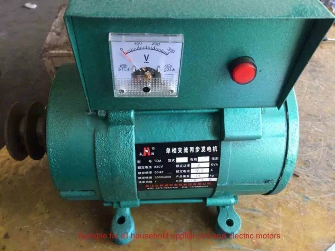 Alternator 3000W Single-phase Pocket Brushless 220V 50HZ/3000rpm Generator