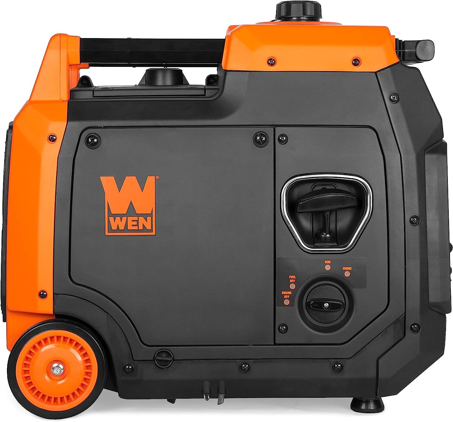WEN 4,800-W Quiet Portable RV Ready Gas Powered Inverter Generator, Lightweight