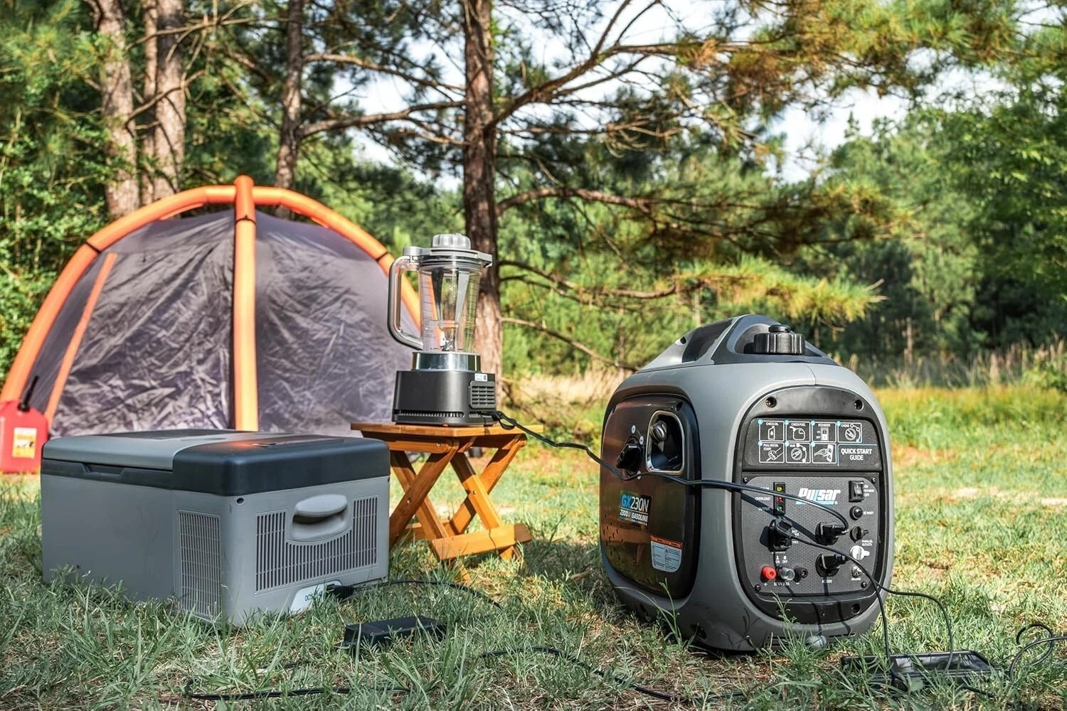 Pulsar 2300W Quiet Portable Gas Inverter Generator Parallel Ready GX230N