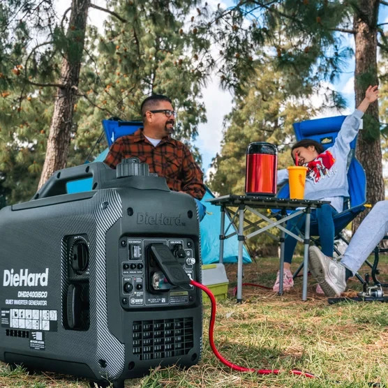 DIEHARD GASOLINE INVERTER GENERATOR GAS GENERATORS PORTABLE FOR HOME ONLY 34 LBS