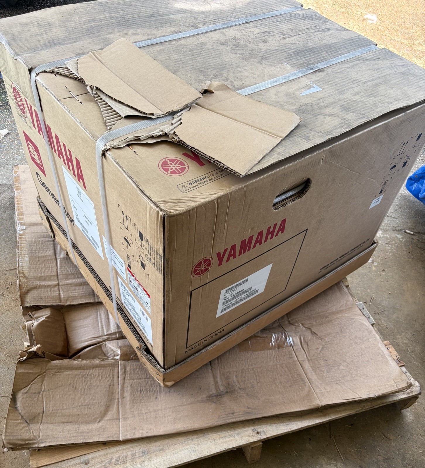 Yamaha EF7200D 7200-Watt Portable Generator Manual Start NEW Factory Box