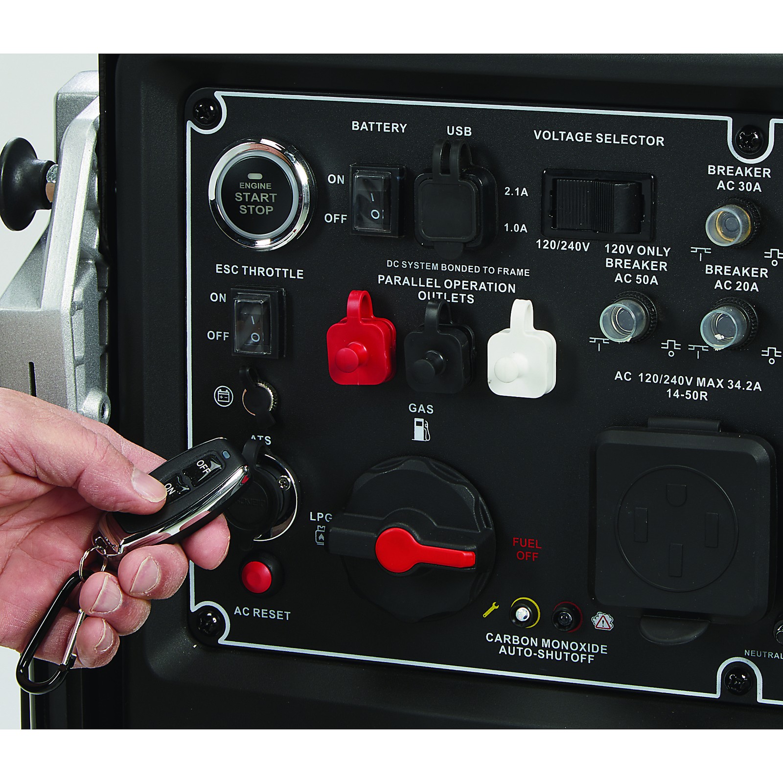 Powerhorse Inverter Generator, 10,500 Surge Watts, 8300 Rated Watts, 120/240V,