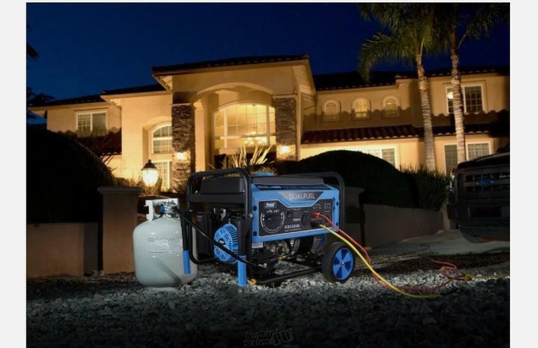 Pulsar 6580W Portable RV Ready Dual Fuel Gas Powered Generator Wheel Kit HD6580B