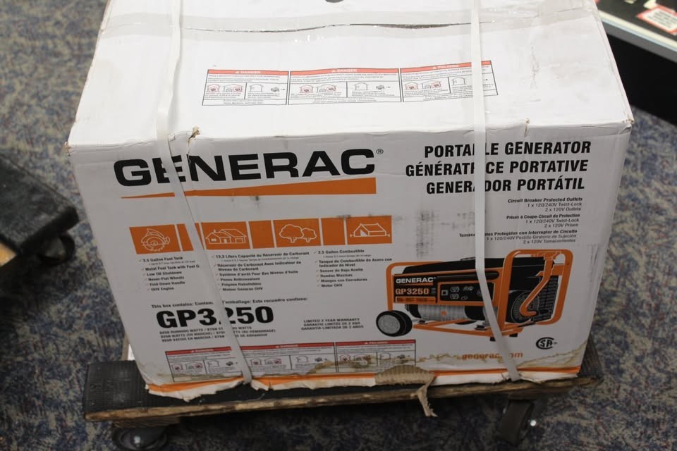 Generac GP 3250-Watt Portable Generator New in Box