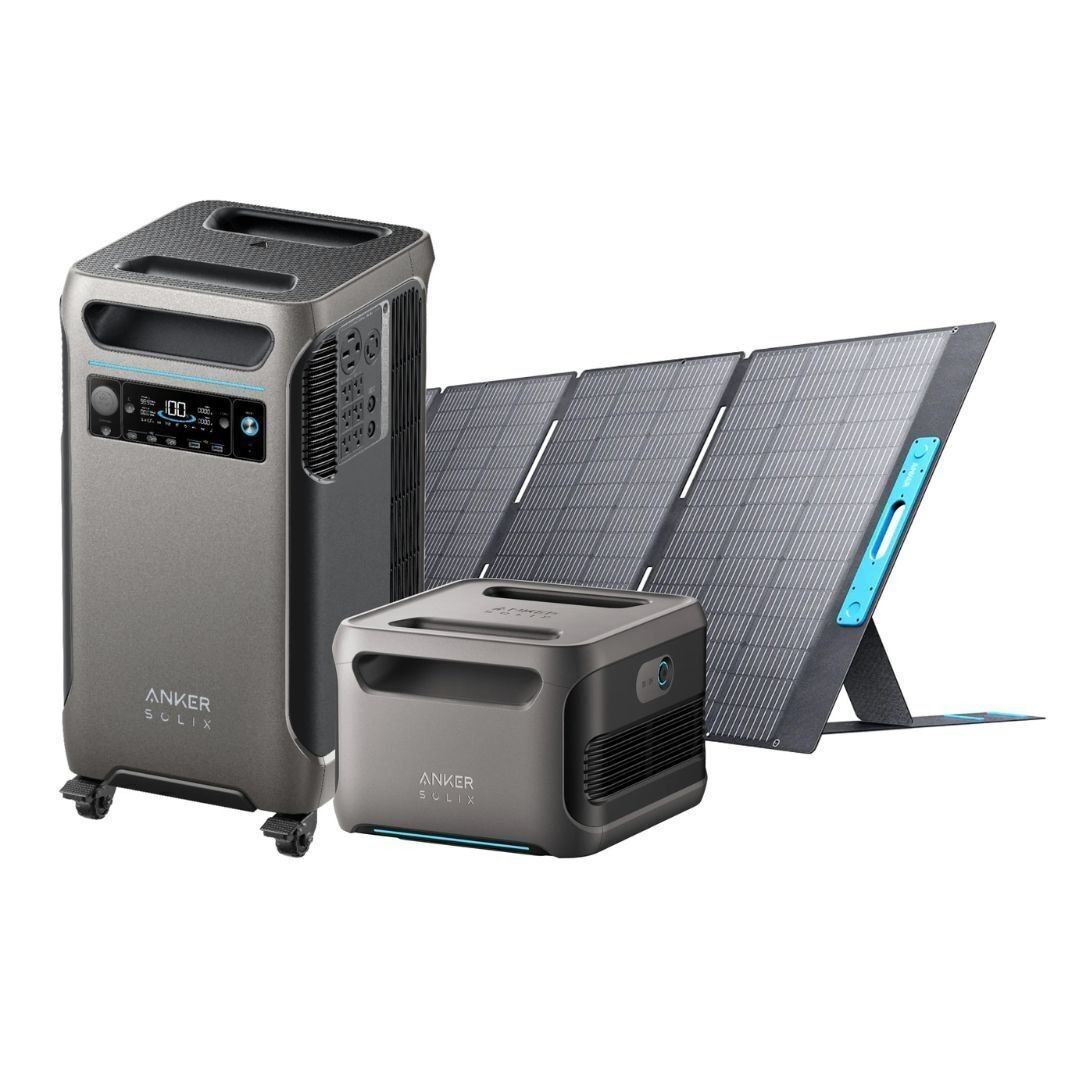 Anker SOLIX F3800 Power Station Expansion Battery 400W Solar Panel