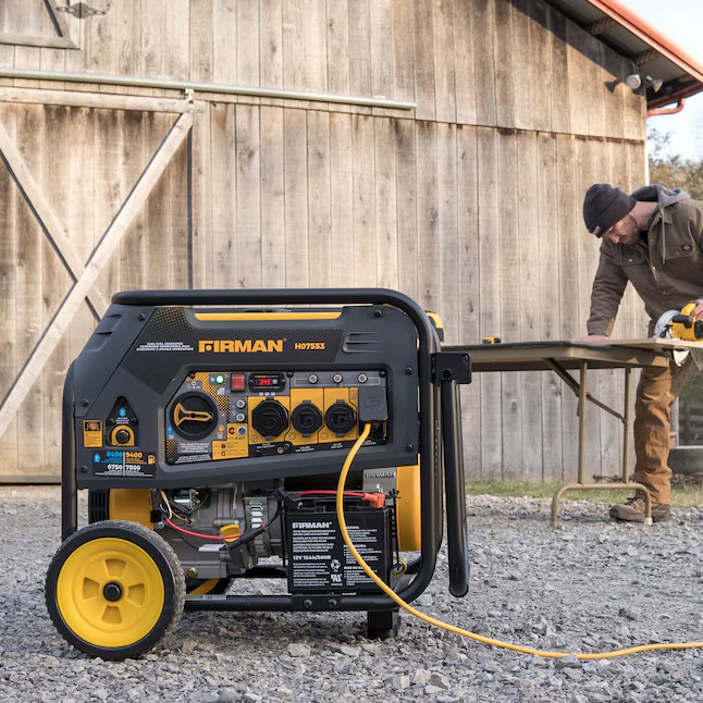 Firman H07553 Electric Start 120/240V with Power Cord and Cover 9400 Starting