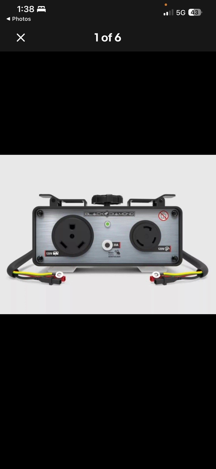 Black Diamond 30Amp RV Parallel Kit BD201103 For BD201045 2300 Watt Inverter NEW