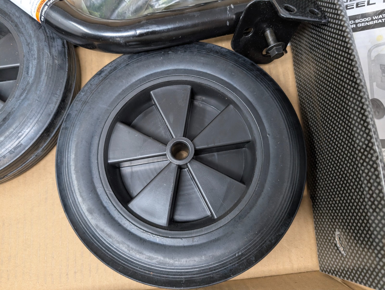 Generator Wheel Kit for Predator Generators ~ 8″ Flat Free Tires Item 68531 (US)