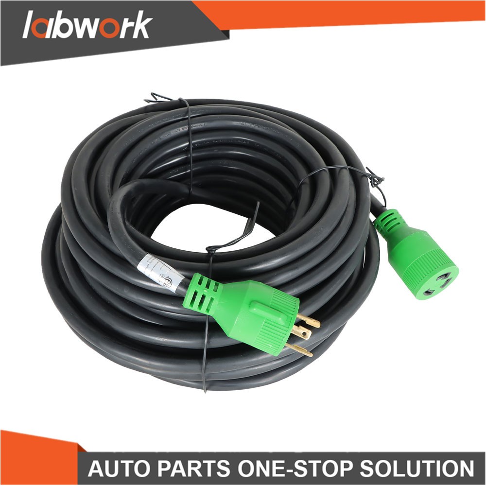 Labwork 75Ft 30Amp RV Generator Extension Cord 3 Prong Locking Power Cord