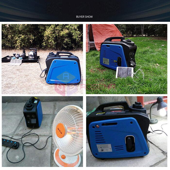 800W Portable DC Electric Car Silent Camping Gasoline Power Inverter Generator