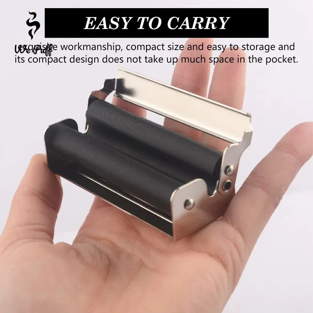 WE PUFF Portable Mini Metal Manual Rolling Machine 70/78/110 MM Paper Tobacco