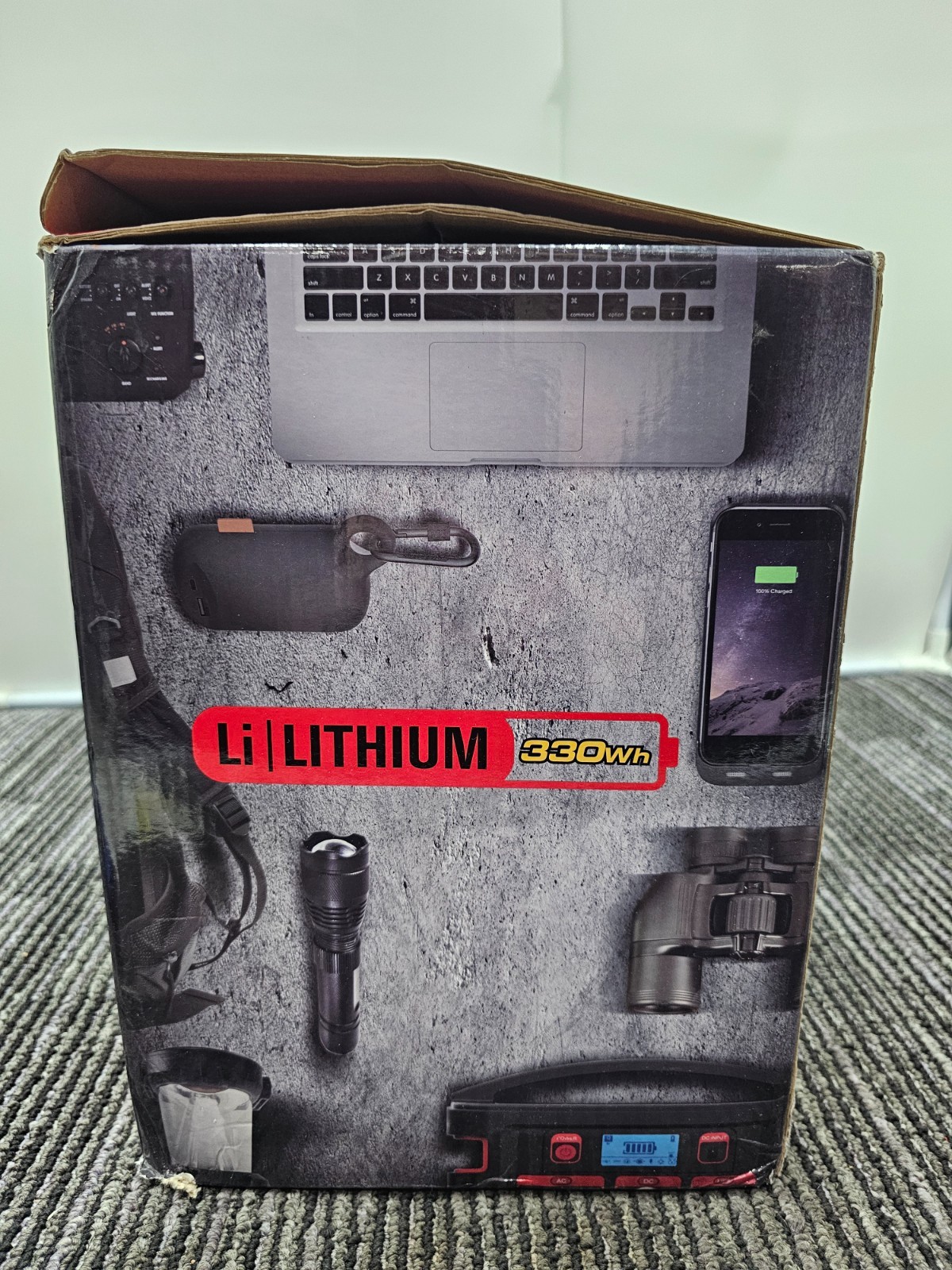 Schumacher SL1460 330Wh Portable Power Station 200W 110V/60Hz