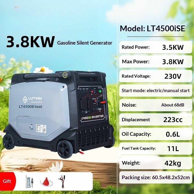 Portable Inverter Generator – Silent Gas Generator for Camping & Outdoor