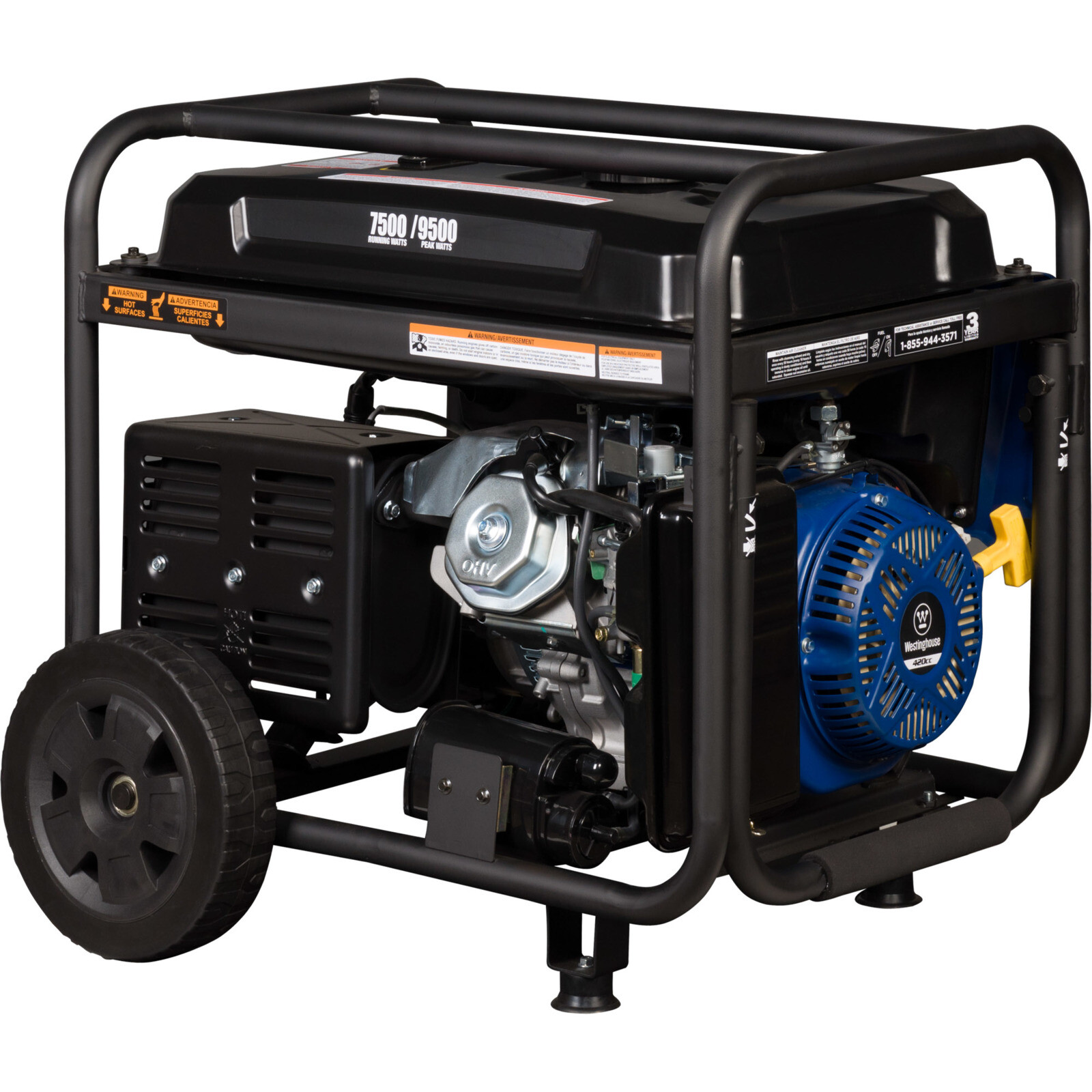 Westinghouse 9,500-W Portable RV Ready Gas Powered Generator with Remote Start