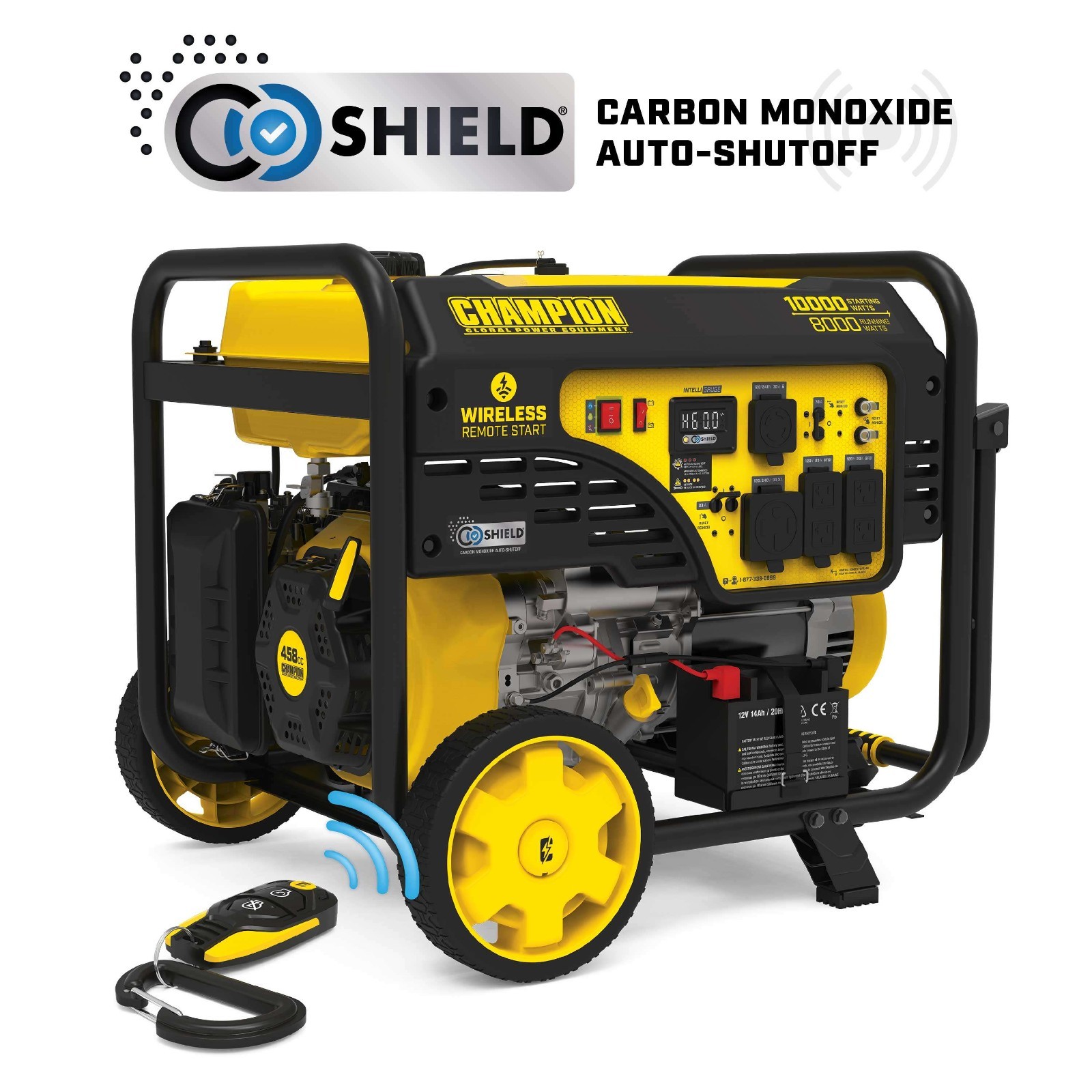 201506- Champion 8000W Wireless Start Generator with CO Shield® – NEW
