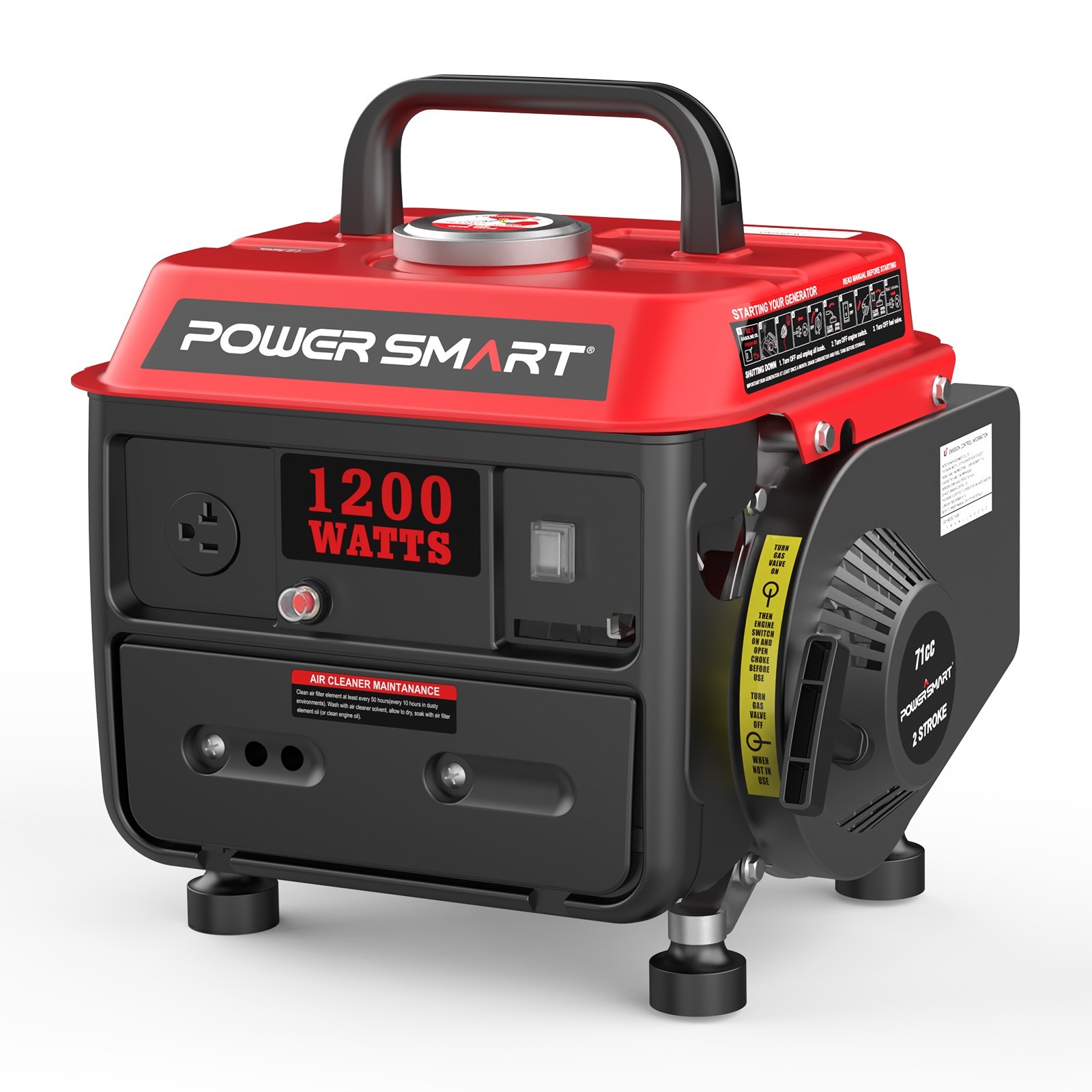 1200W Portable Generator, Small Generator for Camping Outdoor, Ultralight