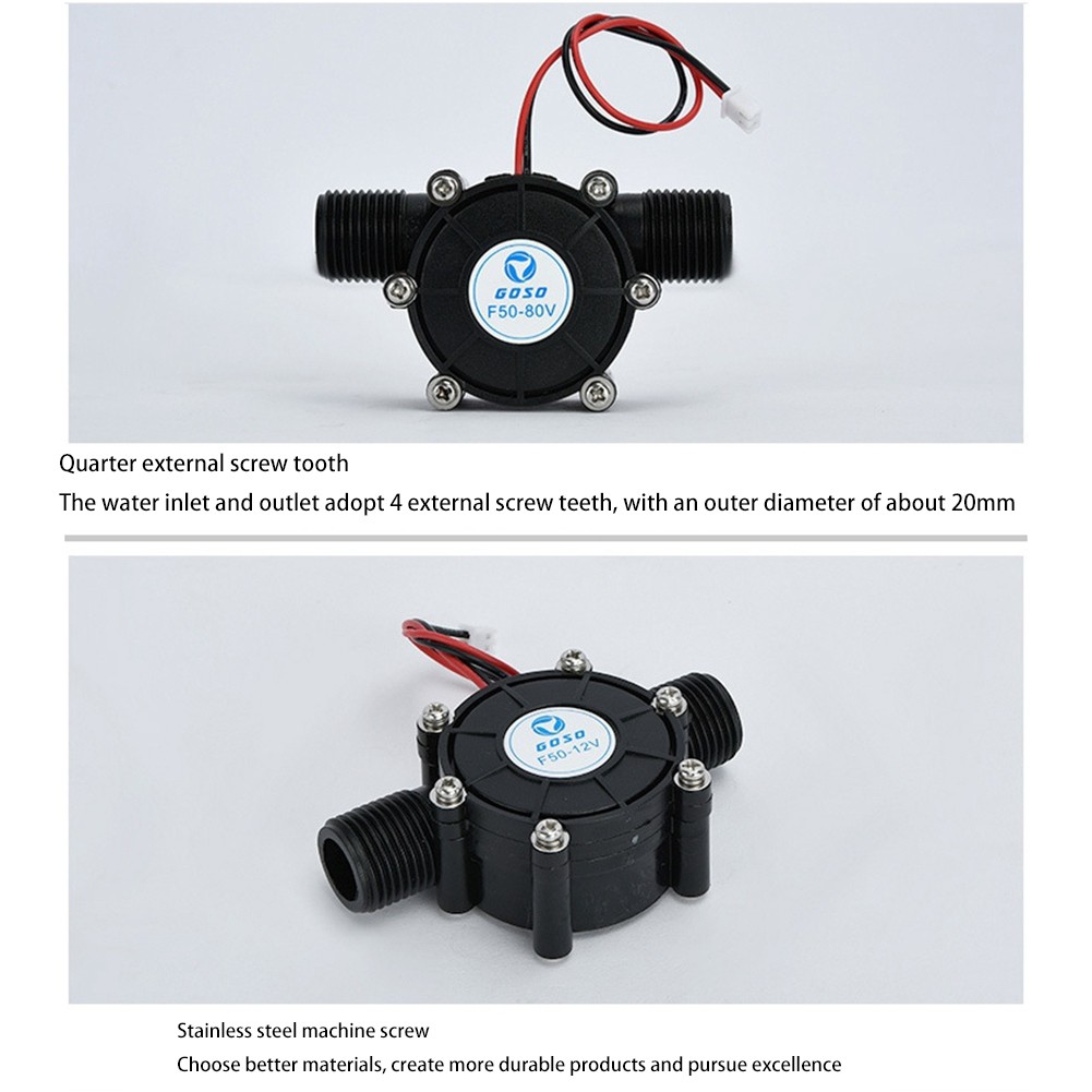 Micro-Hydro Generator 12V 10W DC Water Generator Turbine Generator4064