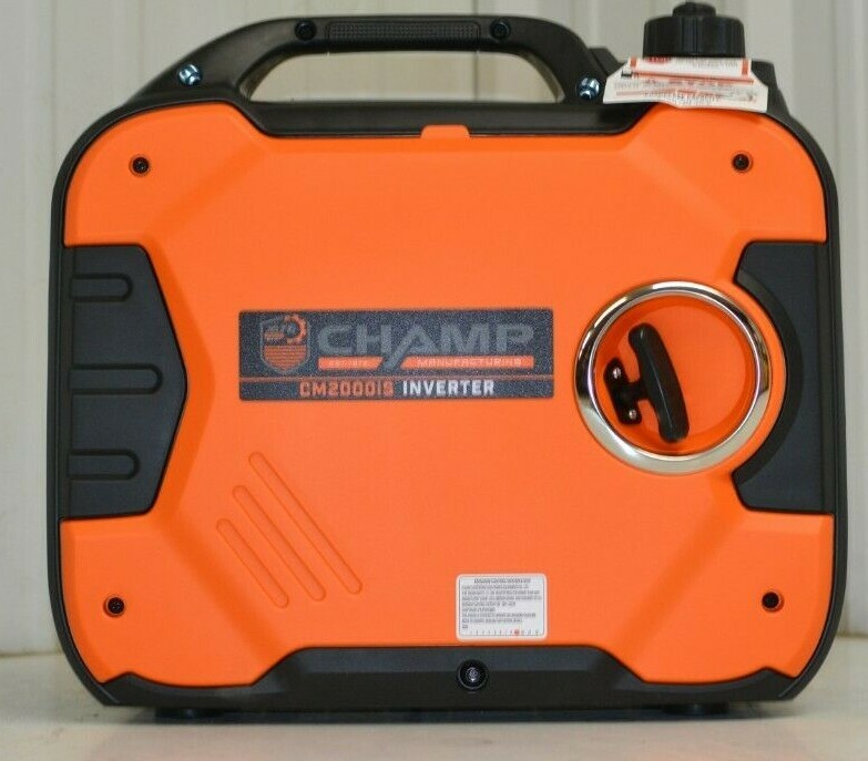 Champ Mfg Silent Gas-Powered Portable Inverter Generator, 2000 2200 2300 watt