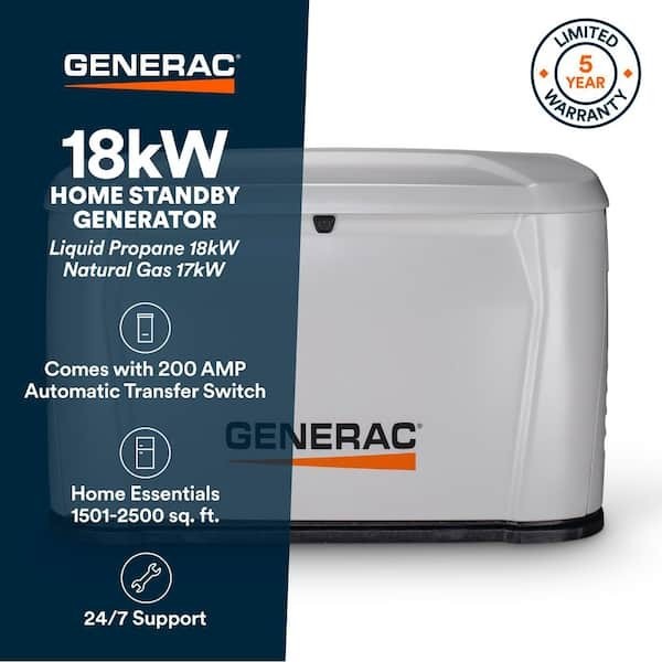 Generac 7324 18kW Next Generation Series Air-Cooled Standby Generator