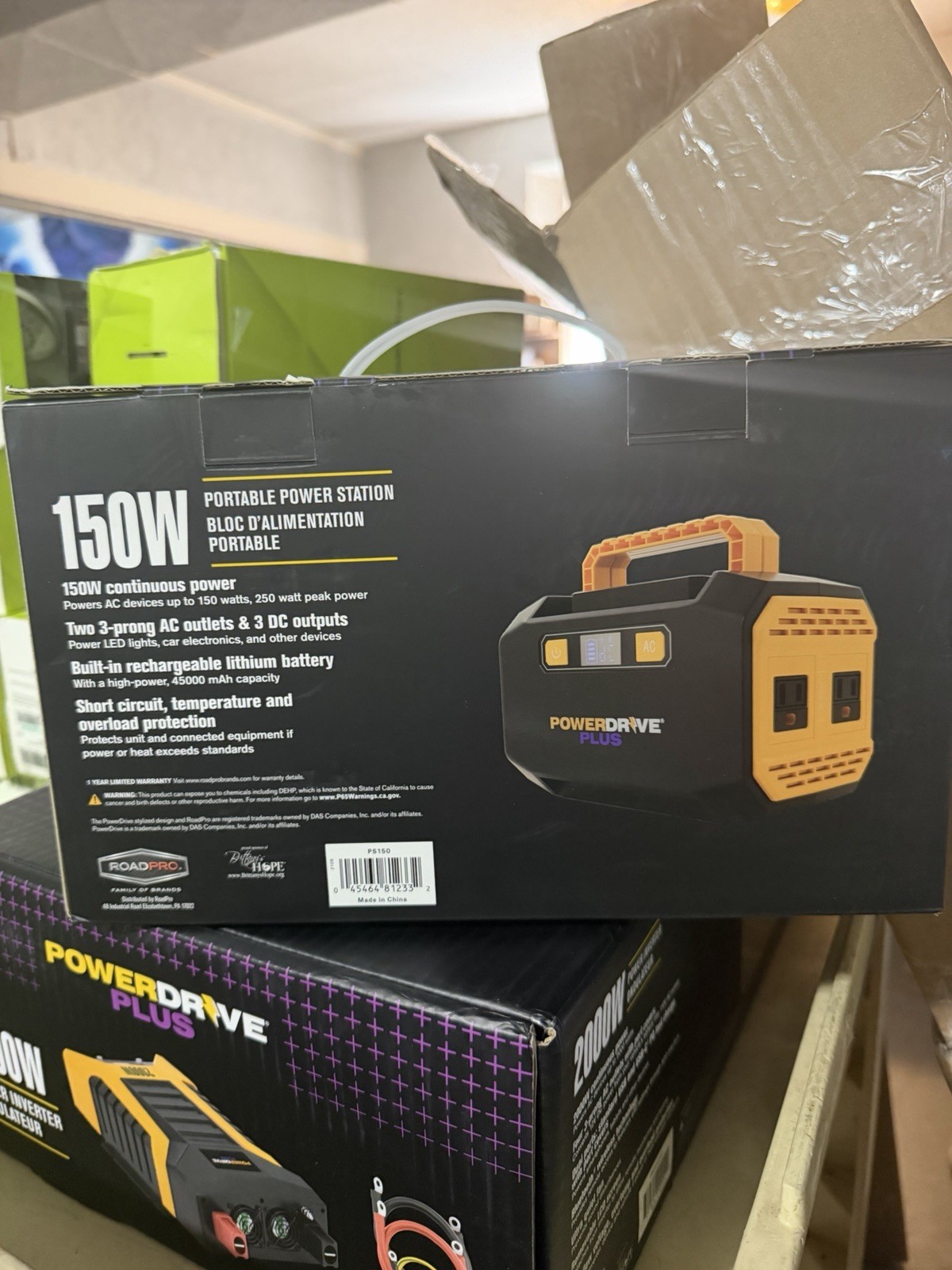 RoadPro Powerdrive PS150 150 Watt Portable Power Station