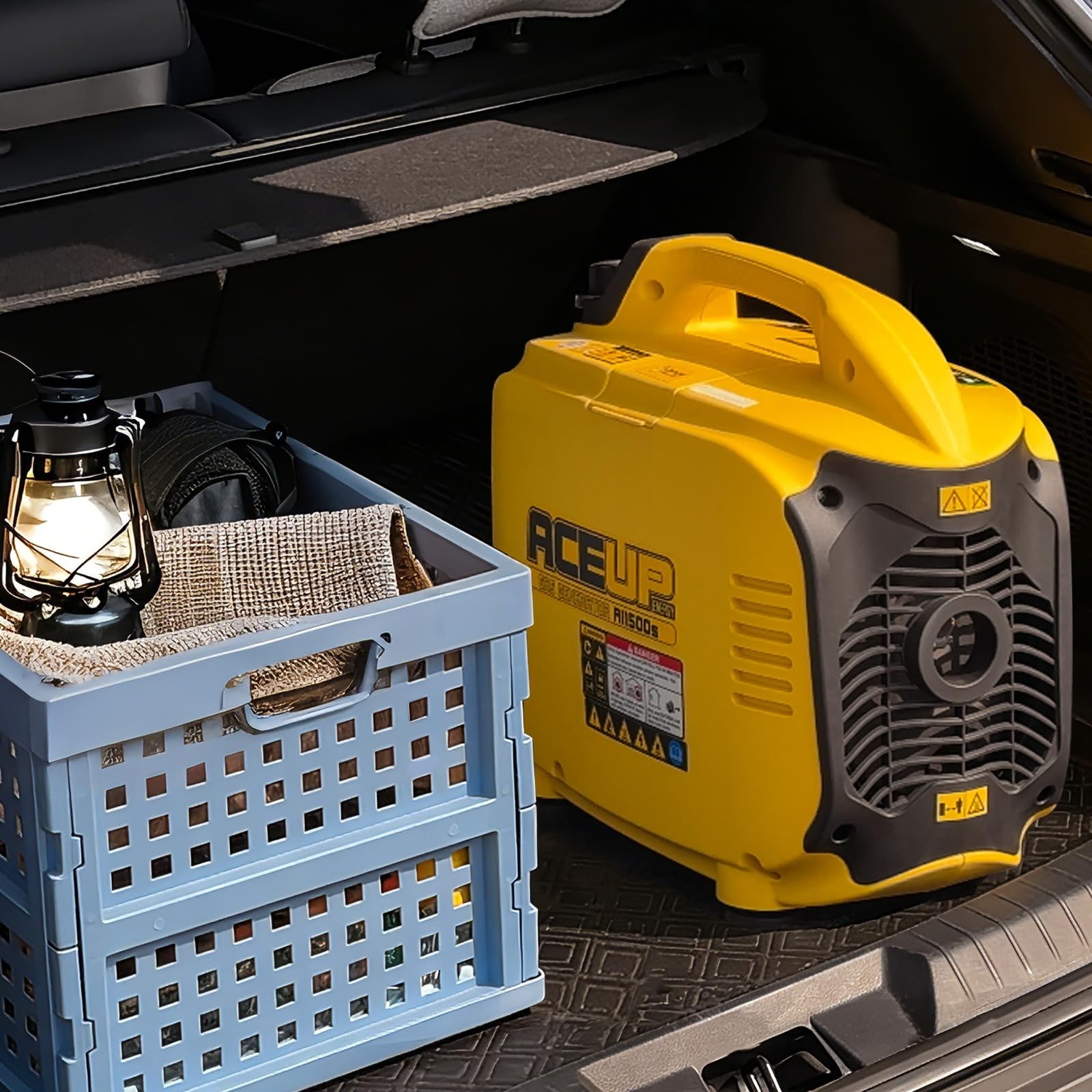Aceup Energy 1500W Inverter Generator 1200W Rated Gas Powered Quiet Portable New