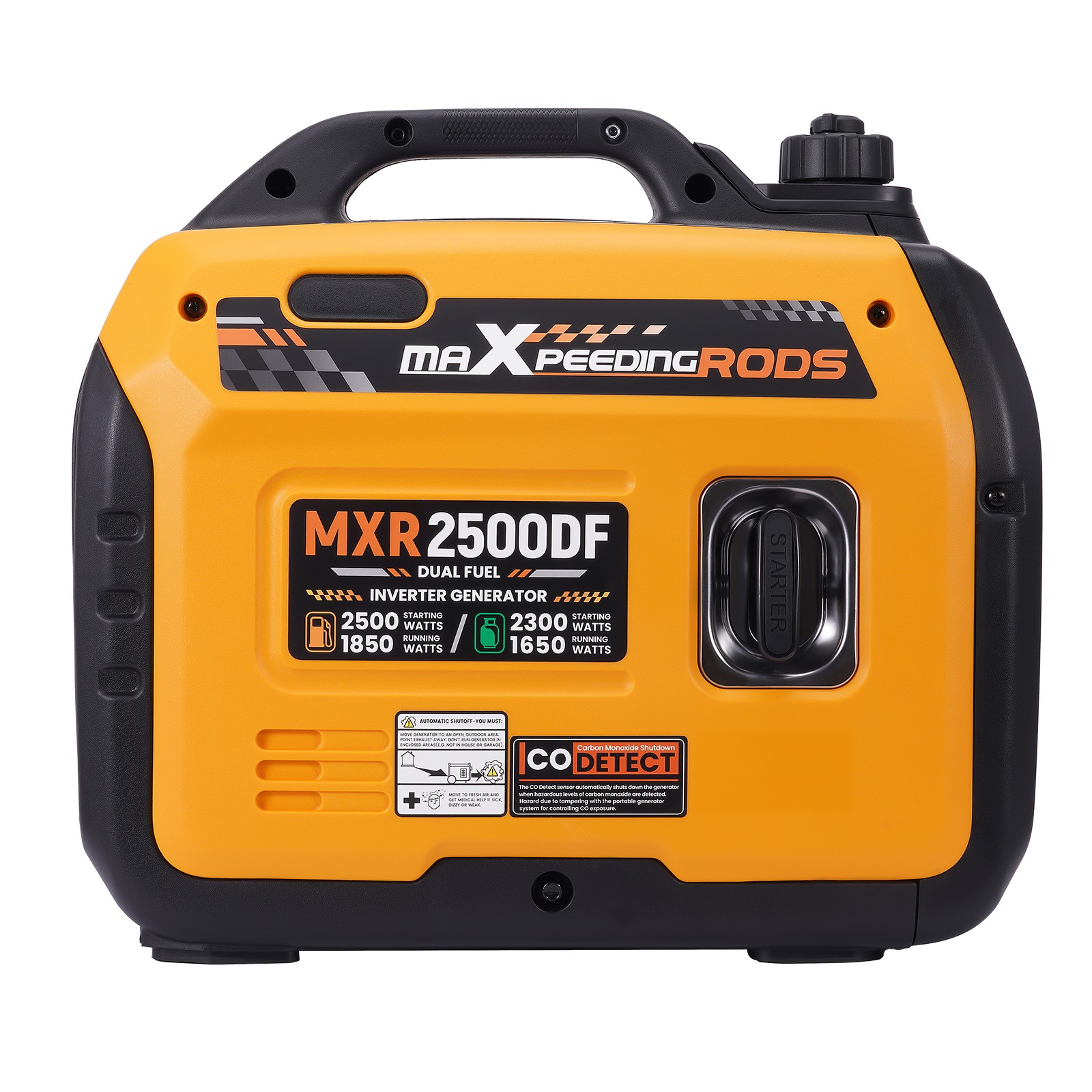2500W Quiet Dual Fuel Inverter Generator lightweight 18kg For outdoor Camping
