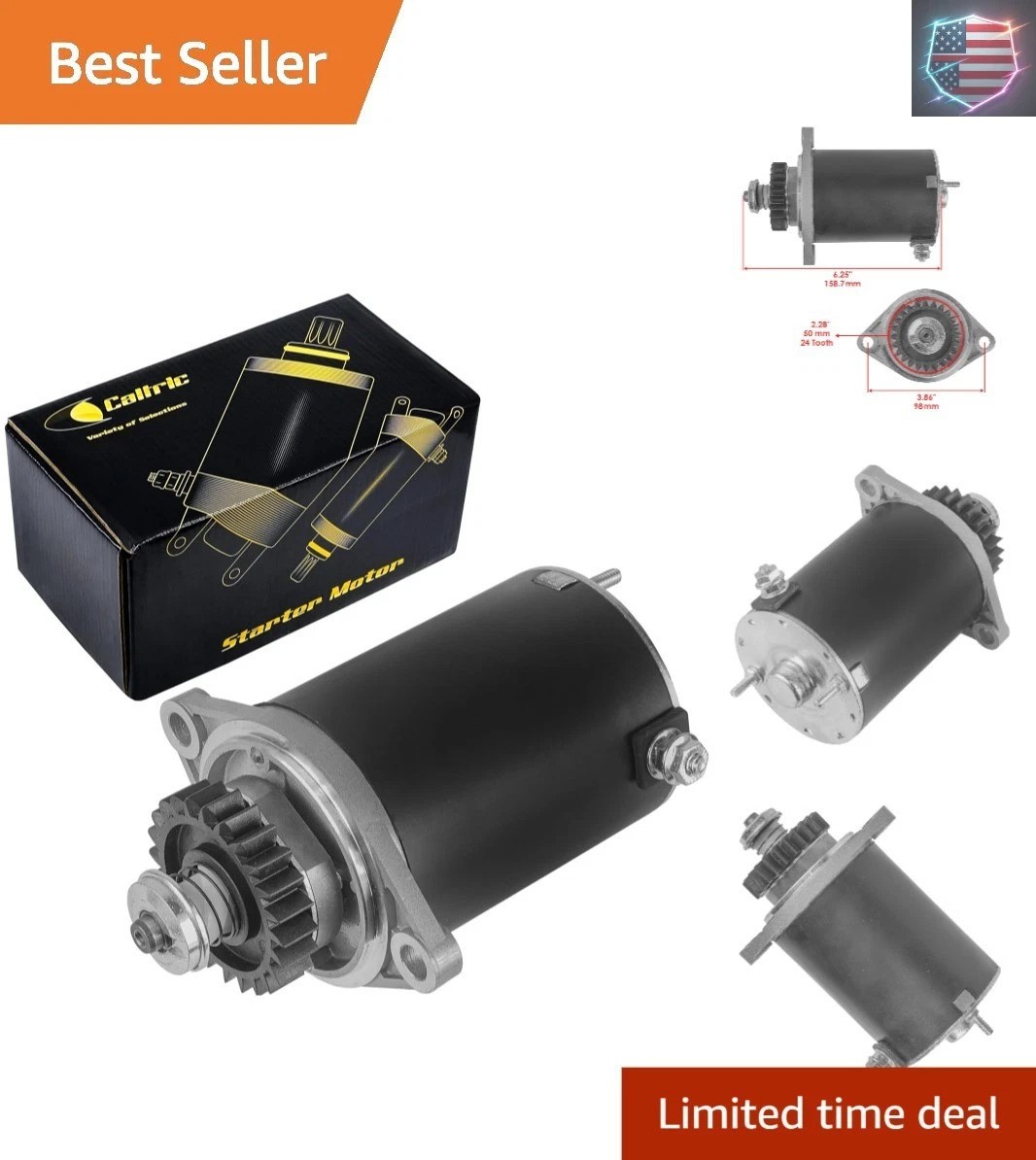 Starter Compatible with Onan KV 4000 Microquiet Generator RV / 12 Volt CCW 24…