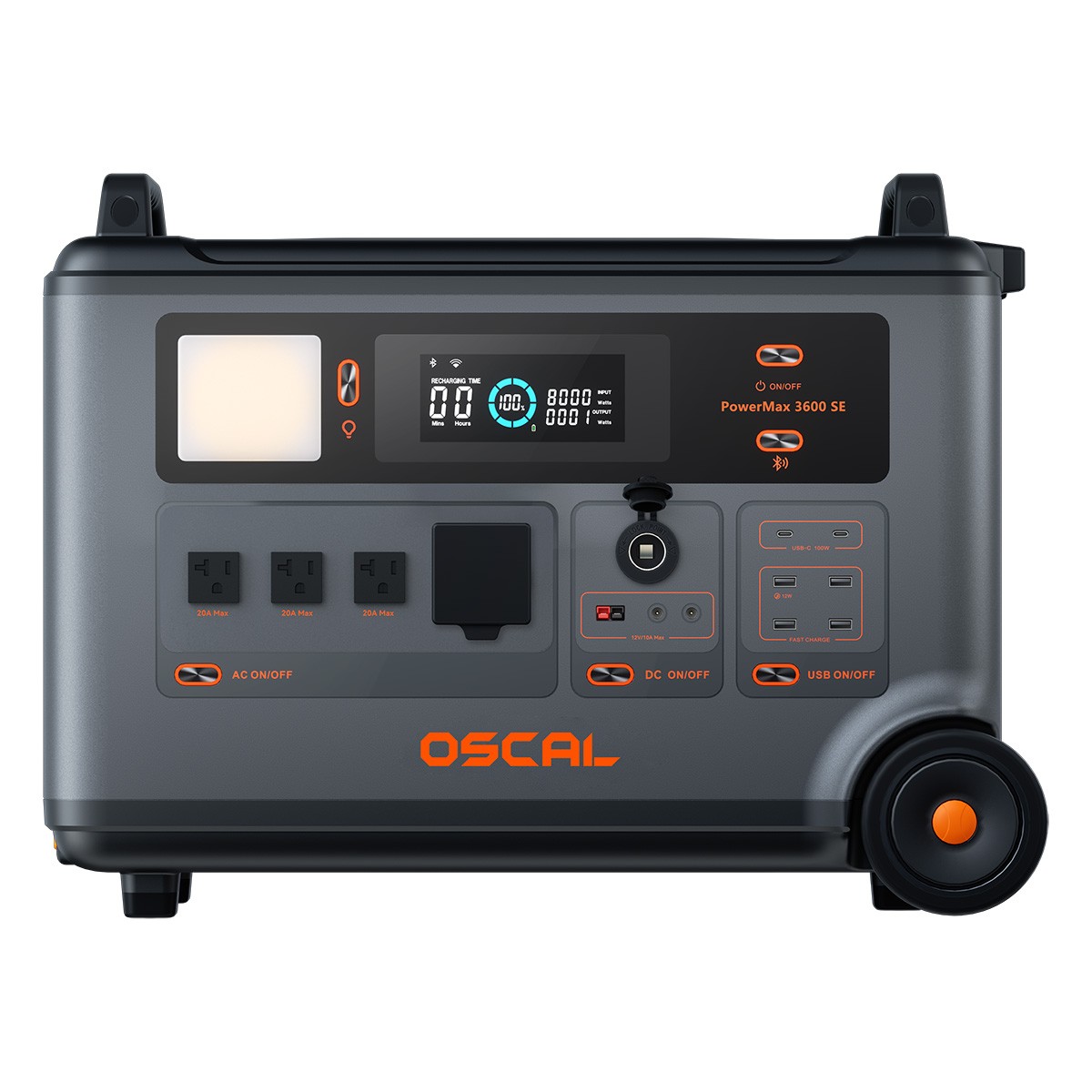 Blackview OSCAL PowerMax 3600W Portable Power Station 3600Wh Solar Generator LFP