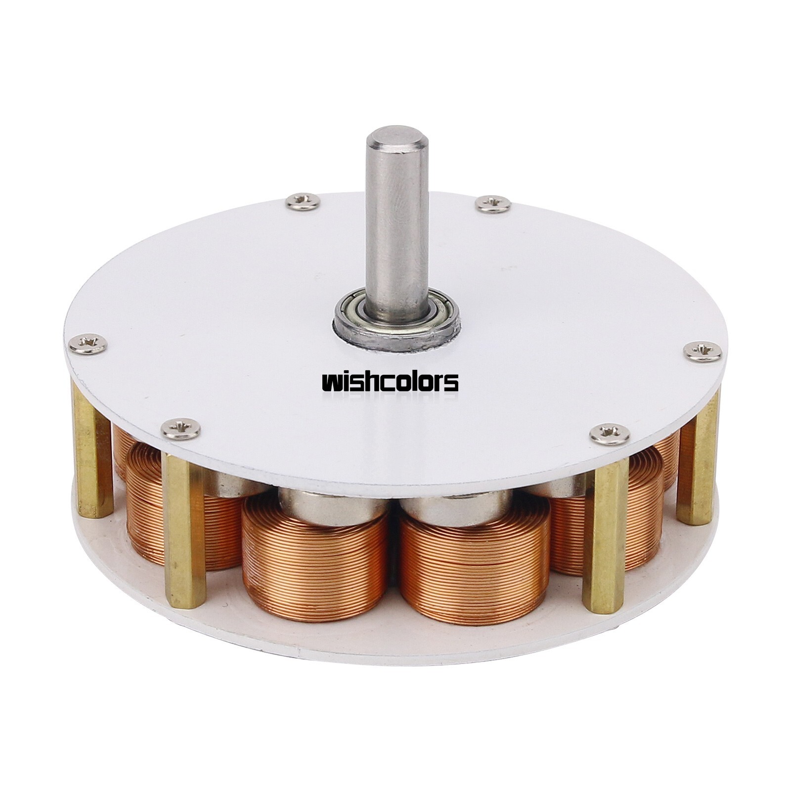 100-650RPM 50-60W 3-Phase AC Generator Micro Disc Generator with Magnets