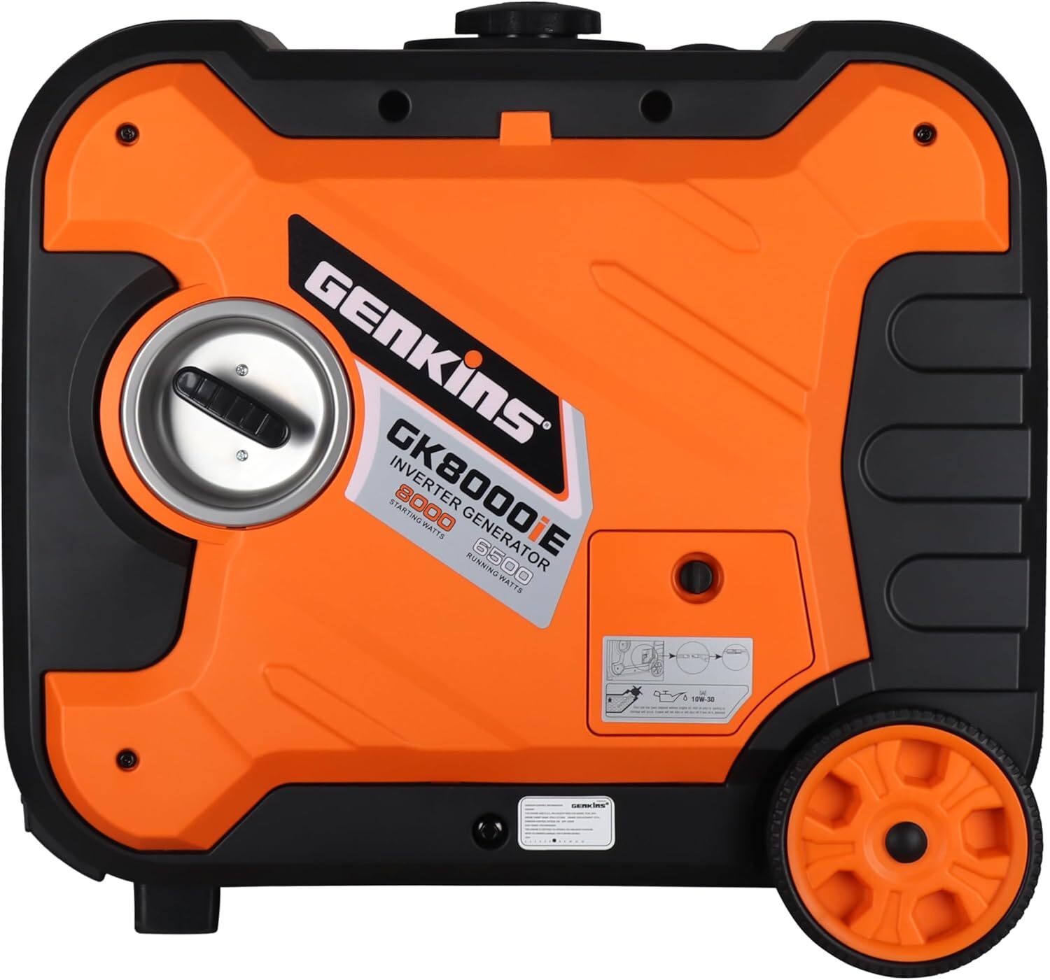 Genkins 8,000-W Super Quiet Portable Gas Inverter Generator with Electric Start