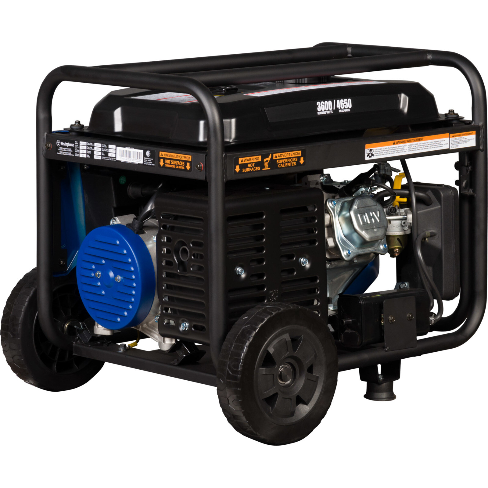 Westinghouse 4,650-W Quiet Portable RV Ready Gas Powered Generator w/ Wheel Kit