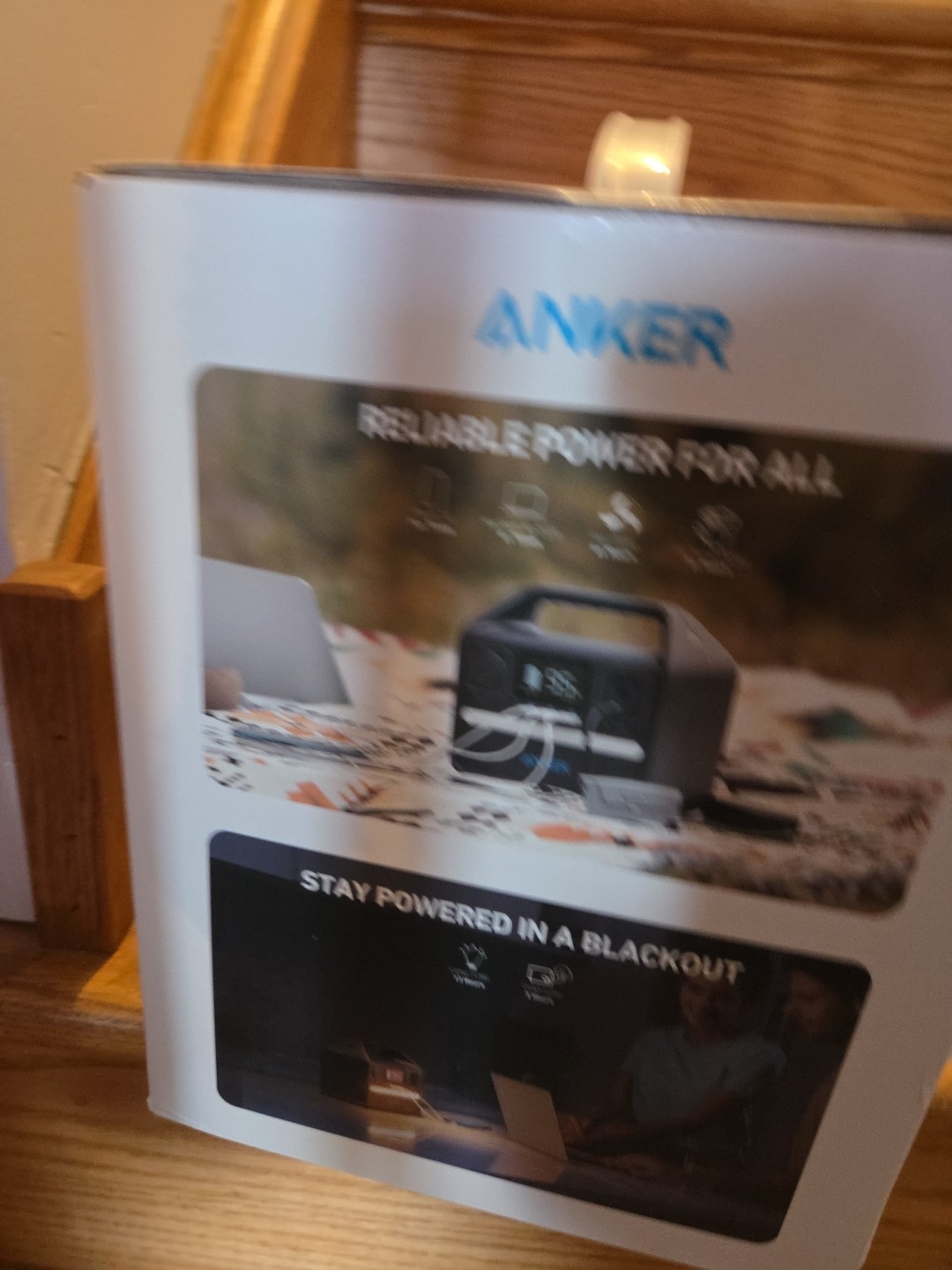 Anker 521 Portable Power Station 256Wh Solar Generator 200W 6-Ports Power Bank