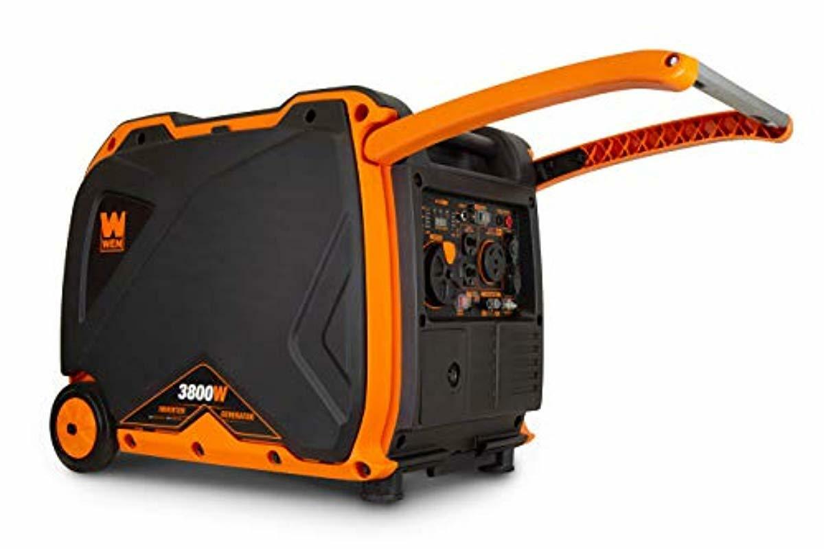 WEN 3,800-W Portable RV Ready Gas Powered Inverter Generator with Electric Start