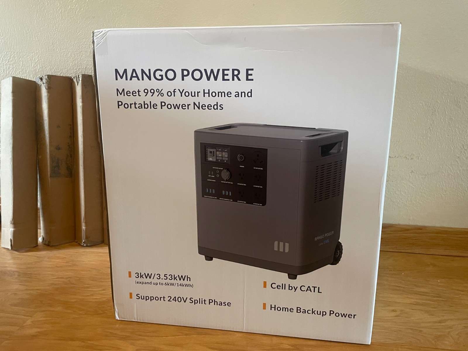 Mango Power E Portable Power Station 3.5-14kWh/CATL LFP Battery NEW IN BOX !!!
