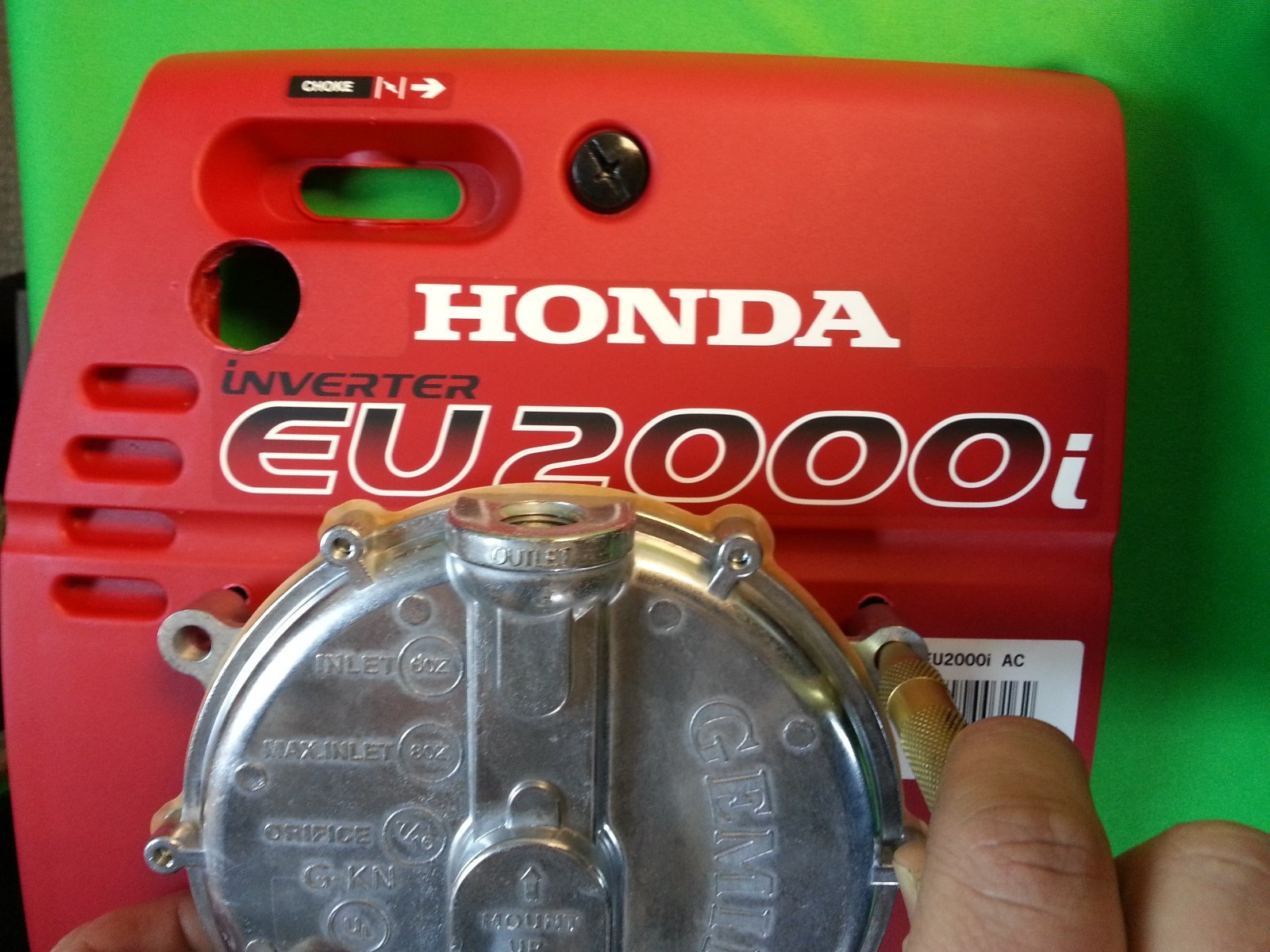 Honda EU2200 Tri-Fuel LP Gas Natural Gas Gasoline EU2 Generator Conversion Kit