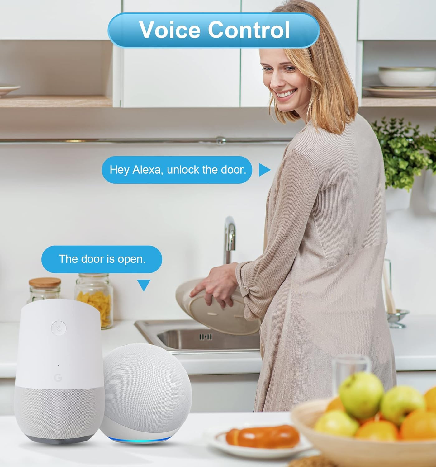 G2 Gateway, Smart Deadbolt Wi-Fi Gateway, Remote Control, Compatible with DD Loc