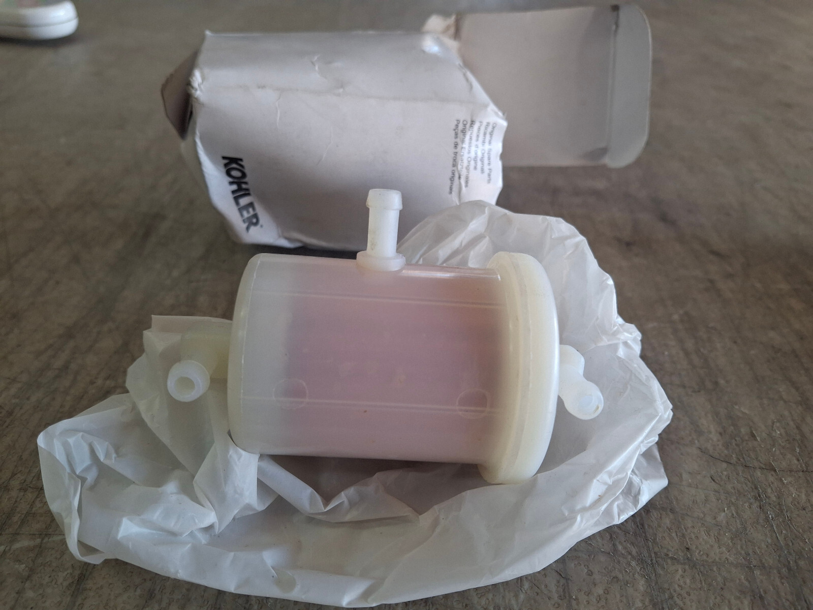 Kohler LOMBARDINI Plastic Inline Fuel Filter Engines 15LD315 3730096 1963730096
