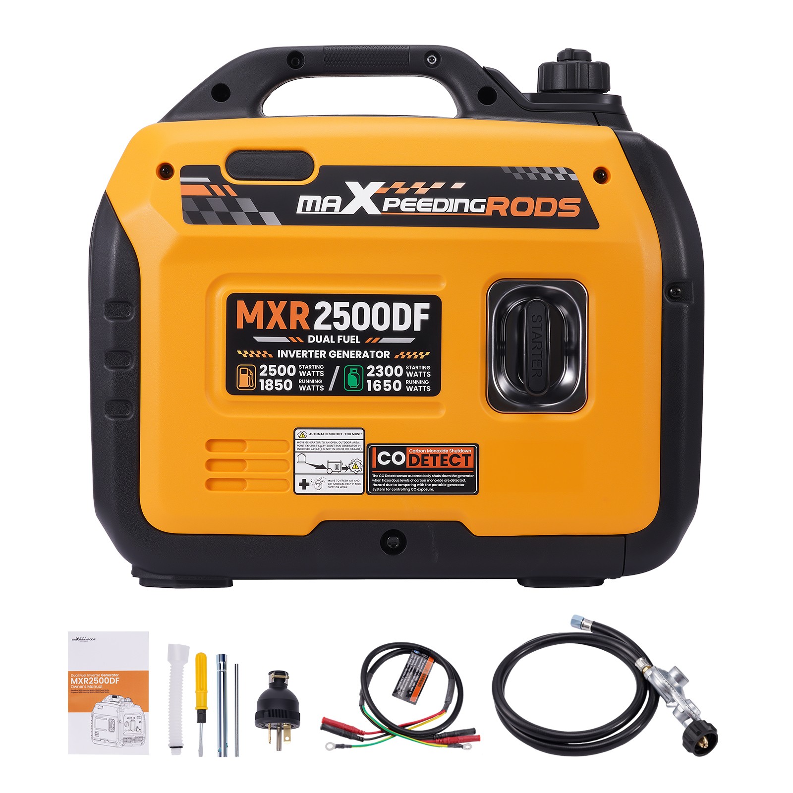 Dual Fuel RV Inverter Generator 2500W – Pure Sine Wave for Electronics & Phones