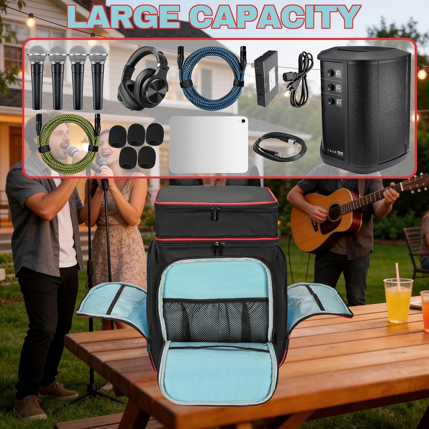 Backpack Compatible with Bose S1 Pro Plus, Travel Bluetooth Speaker Carrying Cas