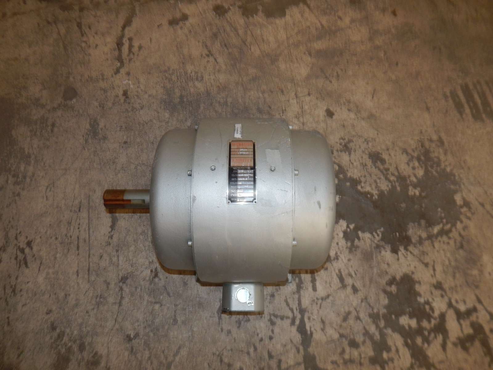 *JM* GEORATOR NO BRUSH GENERATOR MODEL # 37-112 – 1.5KVA (#4276)