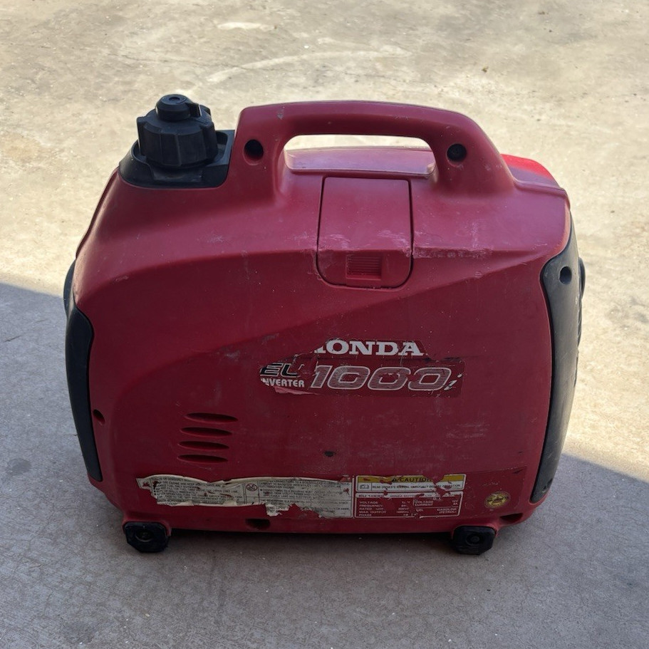 Honda EU1000i Inverter Portable Generator Power Unit, Red/Black